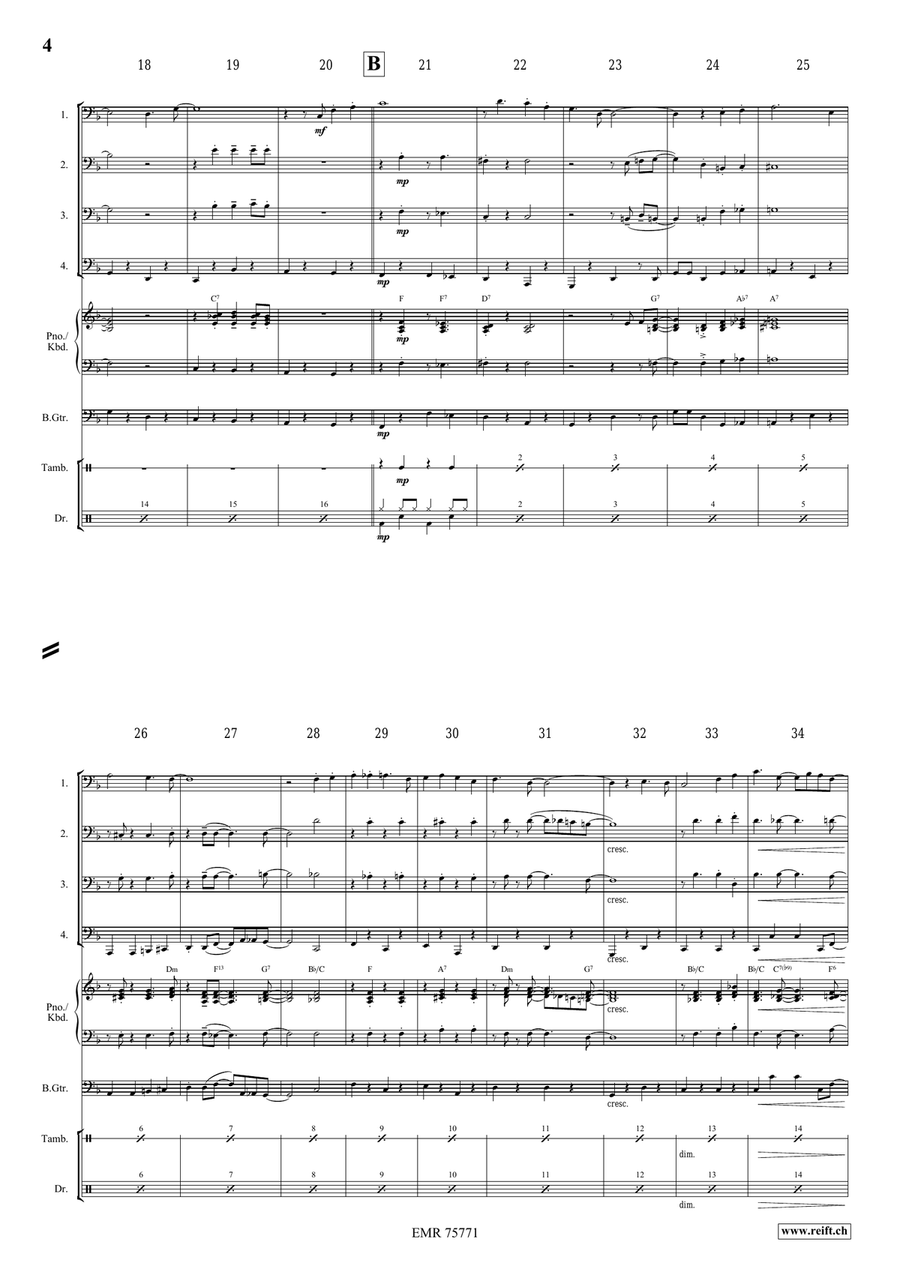 Indiana Indiana Tuba Quartet scores gallery preview page 4