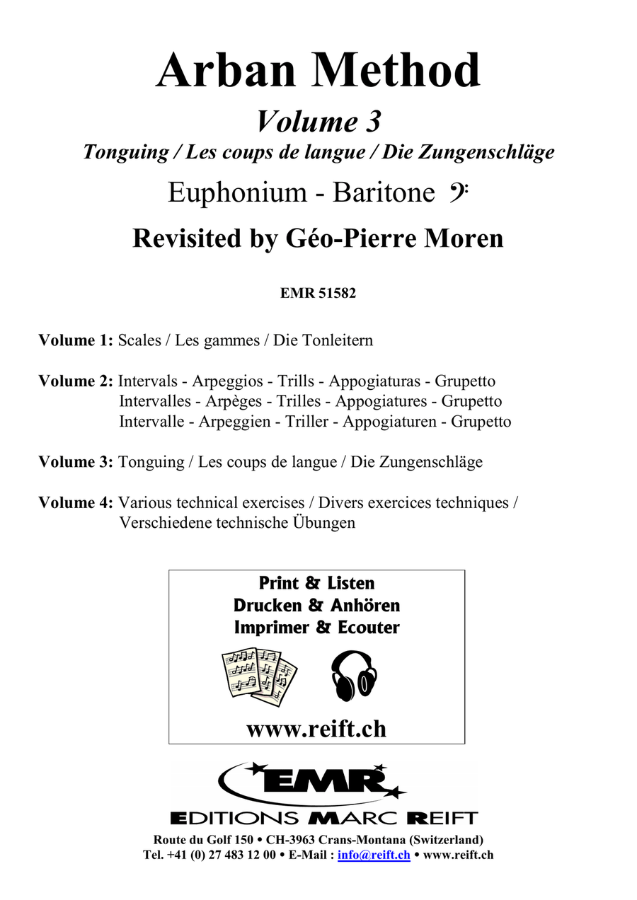Arban Method Volume 3 Arban Method Volume 3 Baritone Horn BC scores gallery preview page 2