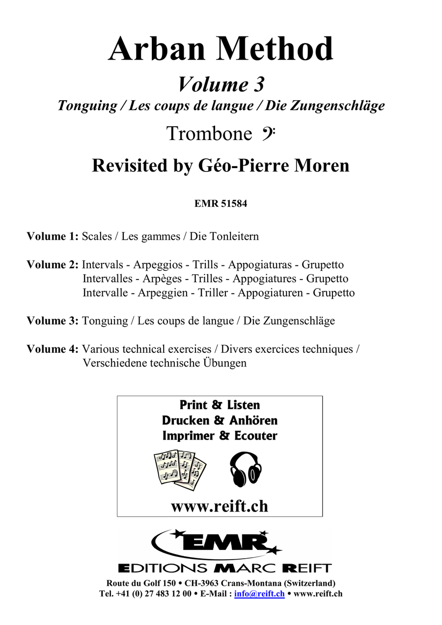 Arban Method Volume 3 Arban Method Volume 3 Trombone scores gallery preview page 2