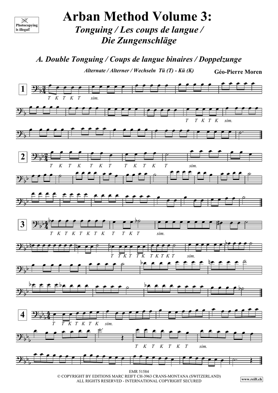 Arban Method Volume 3 Arban Method Volume 3 Trombone scores gallery preview page 5