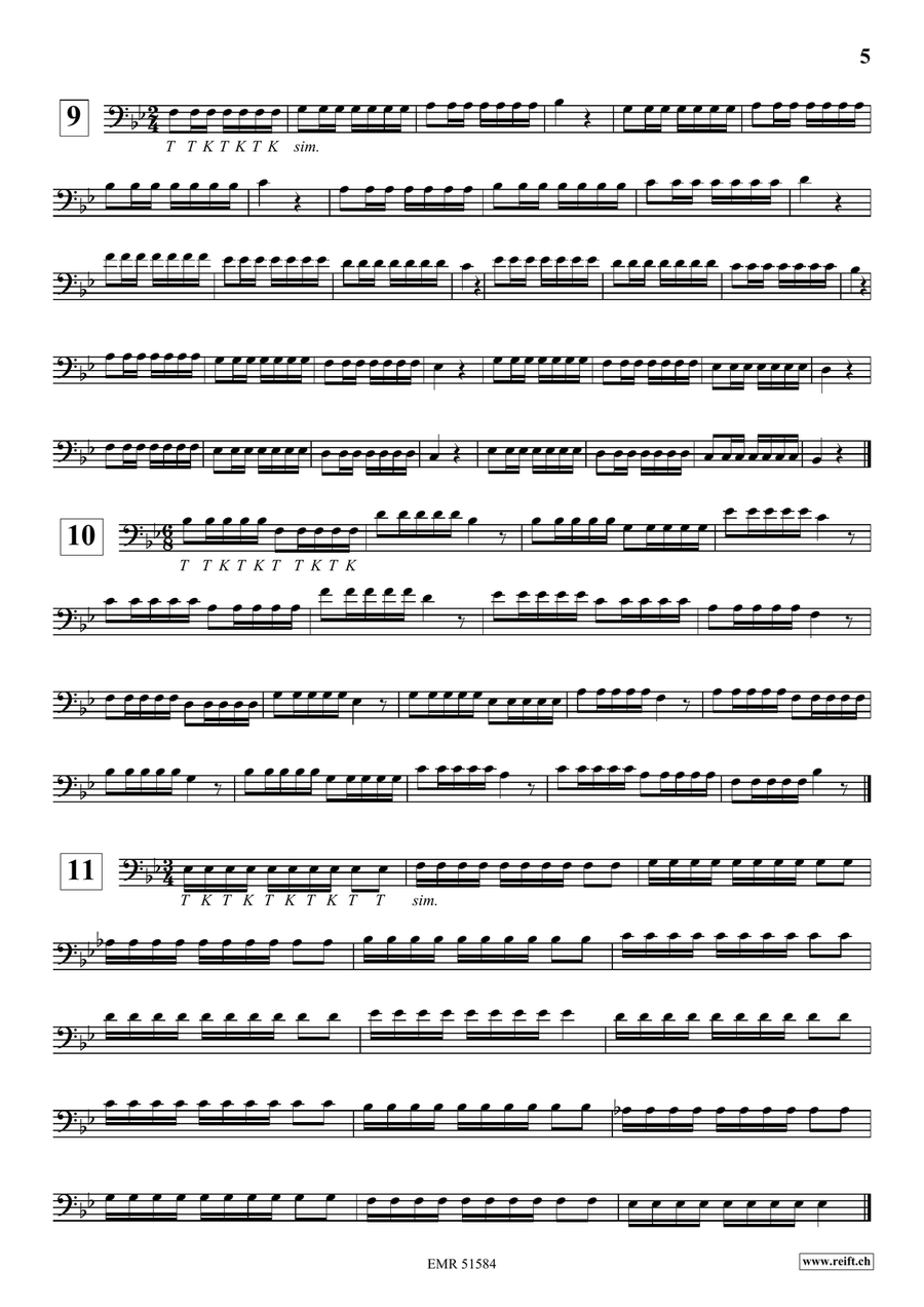 Arban Method Volume 3 Arban Method Volume 3 Trombone scores gallery preview page 7