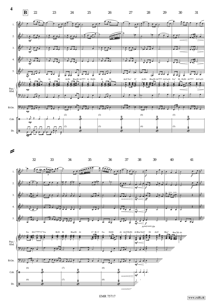 The Last Rose Of Summer The Last Rose Of Summer Clarinet Quintet scores gallery preview page 4
