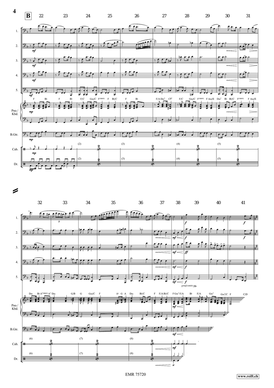 The Last Rose Of Summer The Last Rose Of Summer Trombone scores gallery preview page 4