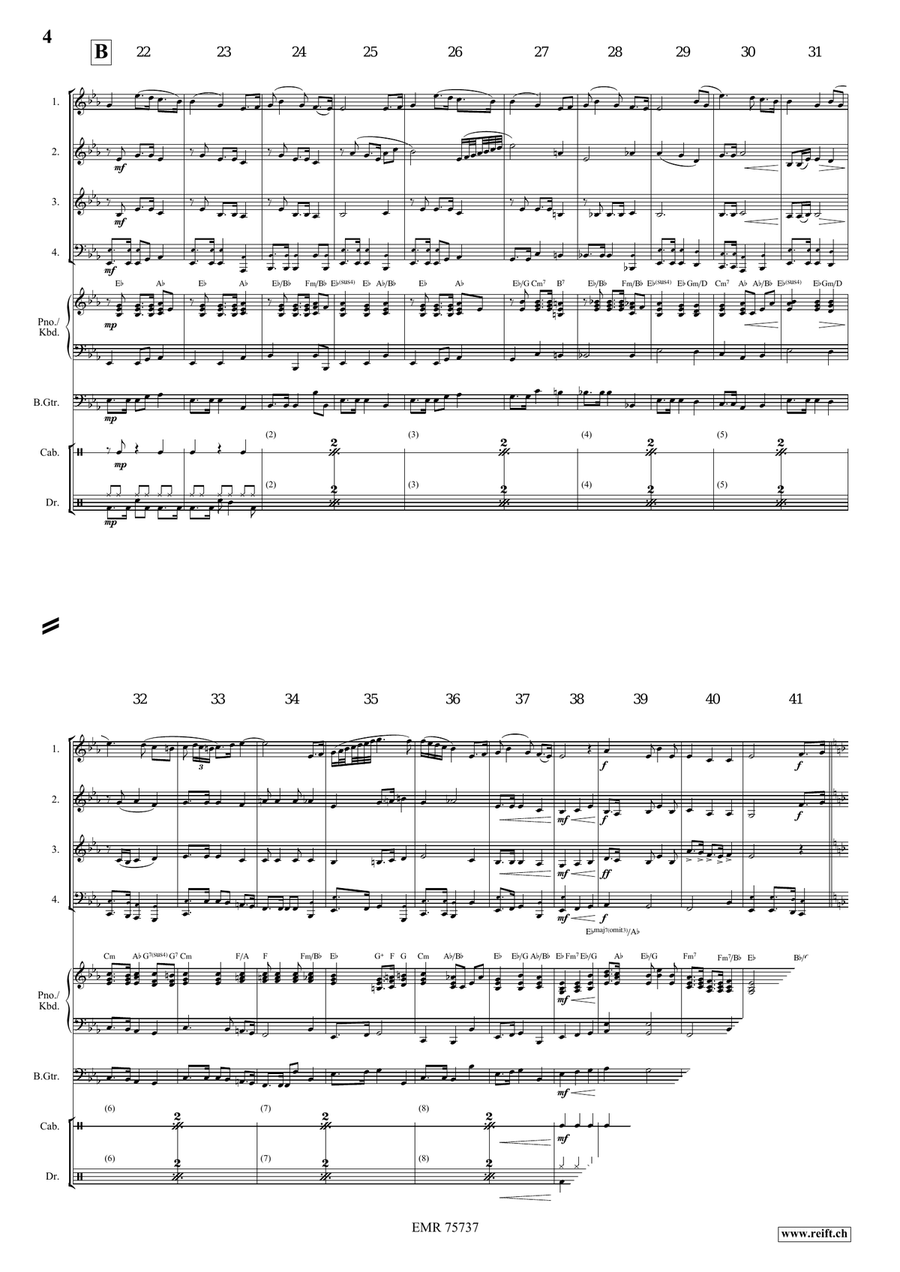 The Last Rose Of Summer The Last Rose Of Summer Brass Quartet scores gallery preview page 4