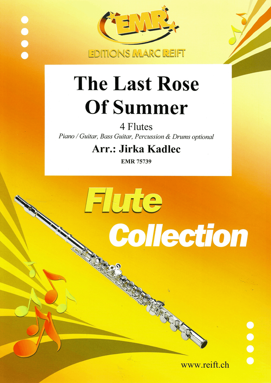 The Last Rose Of Summer The Last Rose Of Summer Flute Quartet scores gallery preview page 1