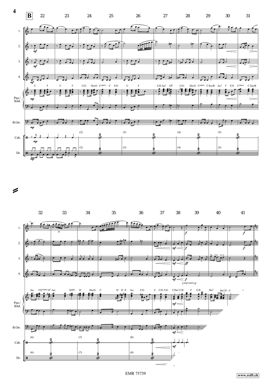 The Last Rose Of Summer The Last Rose Of Summer Flute Quartet scores gallery preview page 4