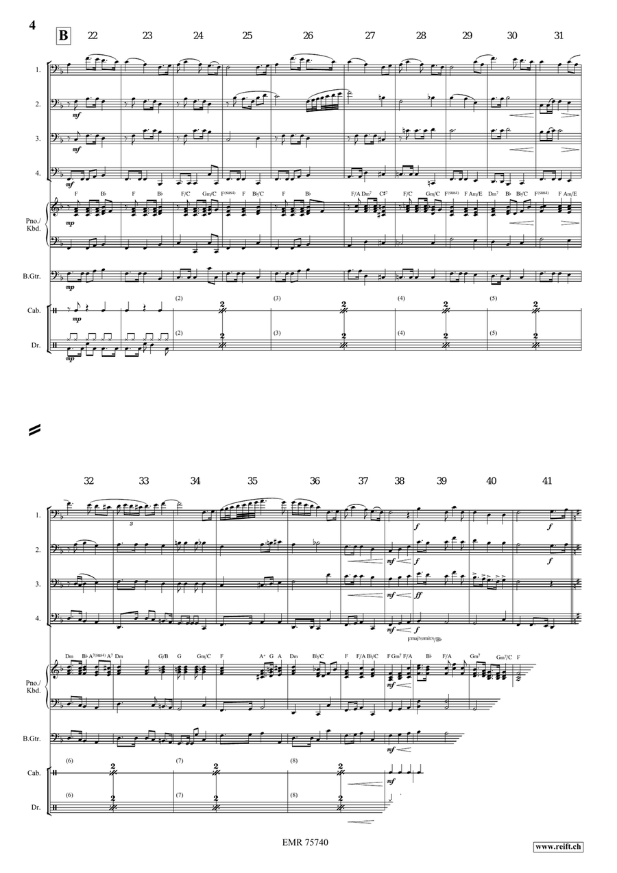 The Last Rose Of Summer The Last Rose Of Summer Bassoon Quartet scores gallery preview page 4