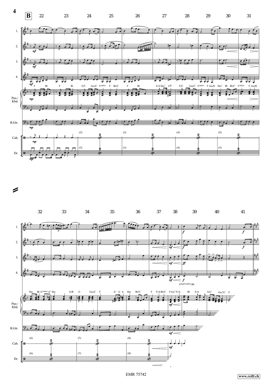 The Last Rose Of Summer The Last Rose Of Summer Euphonium Quartet scores gallery preview page 4