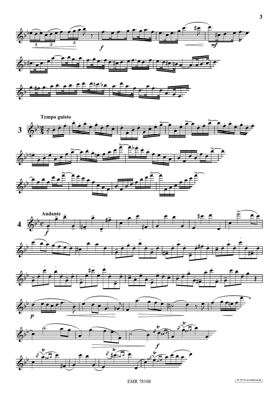 24 Melodic Studies 24 Melodic Studies Piccolo scores gallery preview page 4