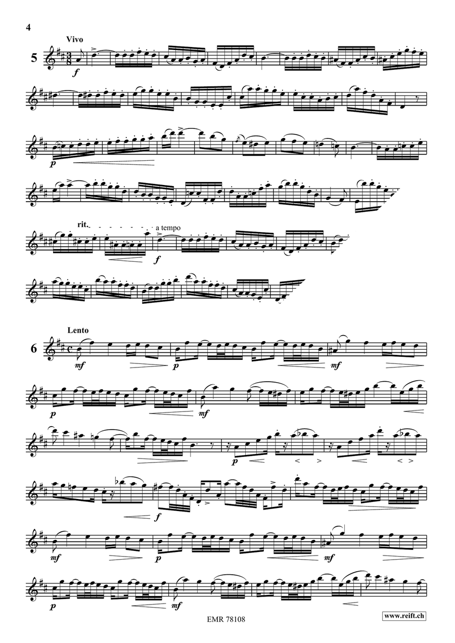 24 Melodic Studies 24 Melodic Studies Piccolo scores gallery preview page 5