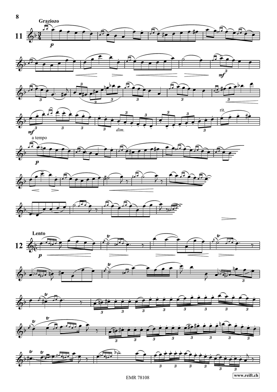24 Melodic Studies 24 Melodic Studies Piccolo scores gallery preview page 9