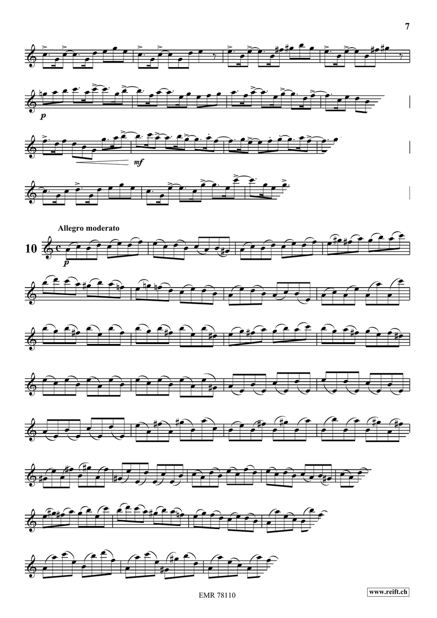 24 Melodic Studies 24 Melodic Studies Oboe Solo scores gallery preview page 8