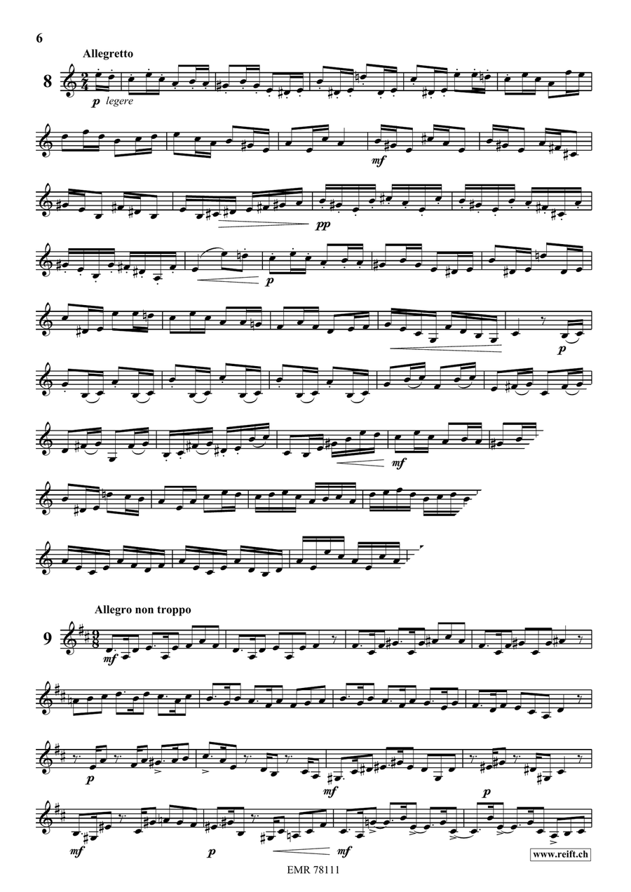 24 Melodic Studies 24 Melodic Studies Bass Clarinet scores gallery preview page 7