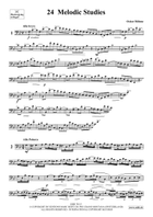 24 Melodic Studies Bassoon Solo scores gallery preview page 3