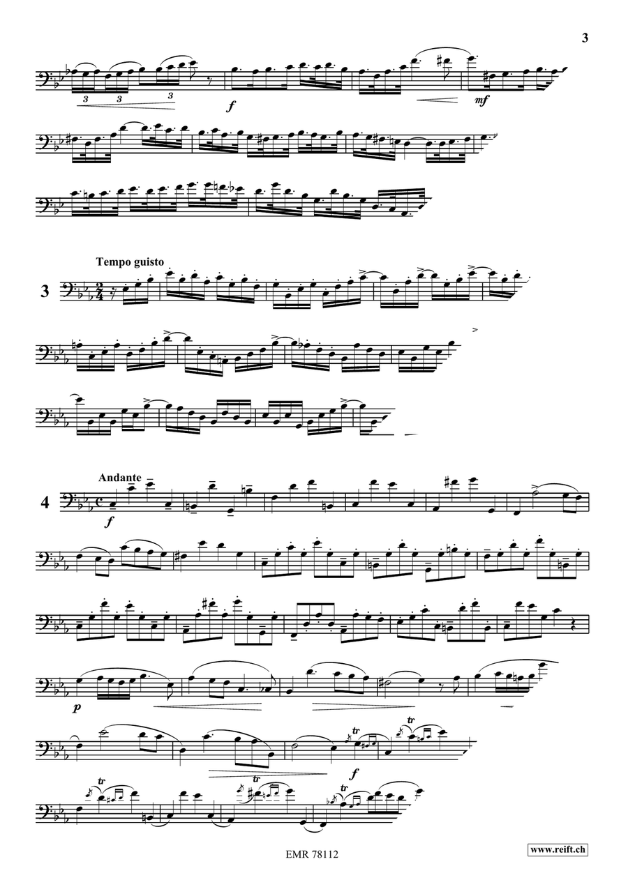 24 Melodic Studies by Oskar Bohme Bassoon Solo - Sheet Music page 4