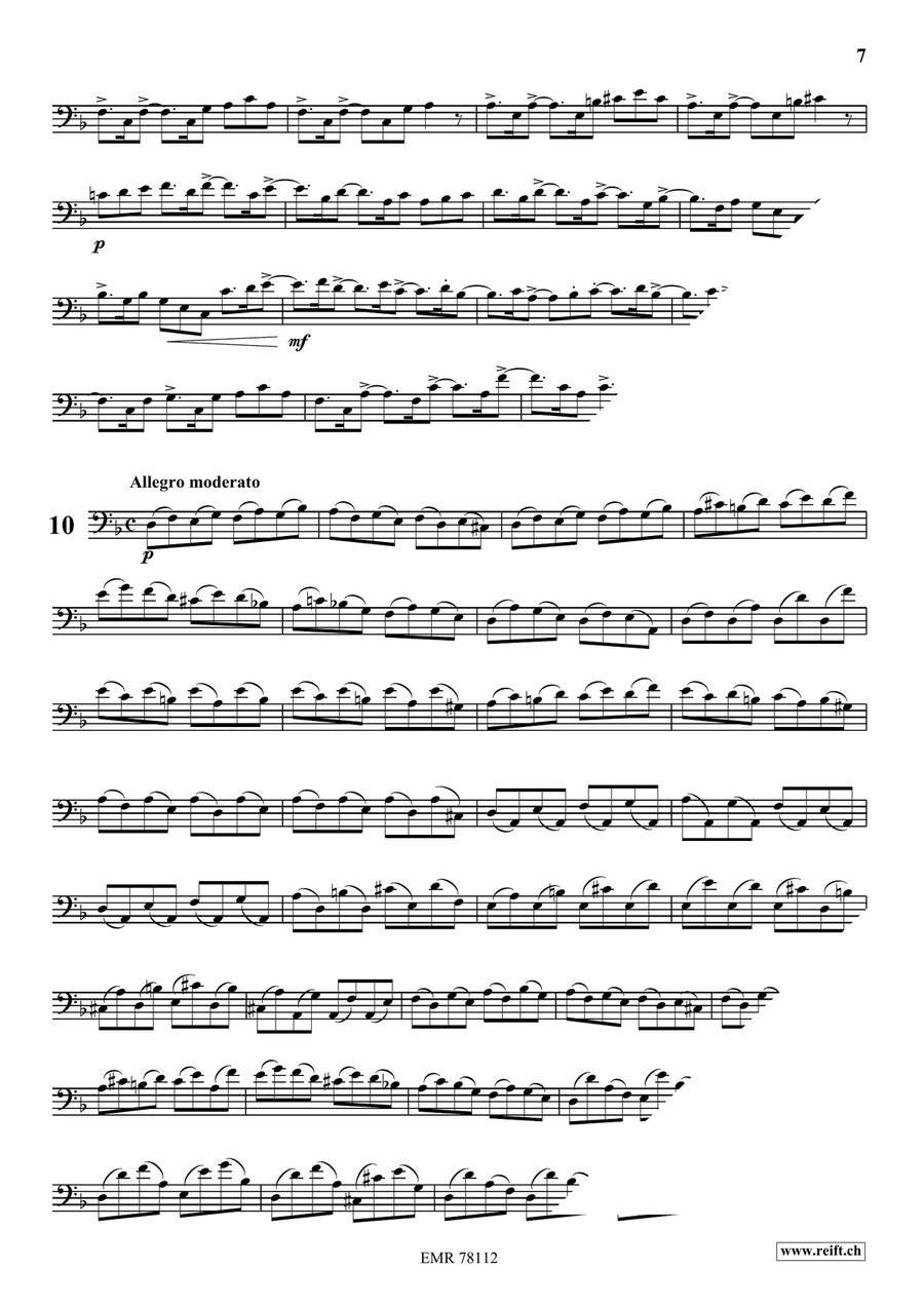 24 Melodic Studies by Oskar Bohme Bassoon Solo - Sheet Music page 8