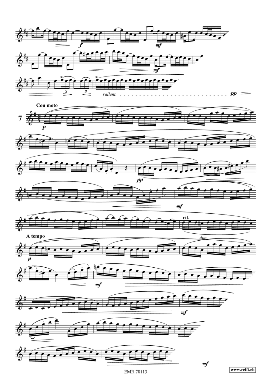 24 Melodic Studies 24 Melodic Studies Soprano Saxophone scores gallery preview page 6