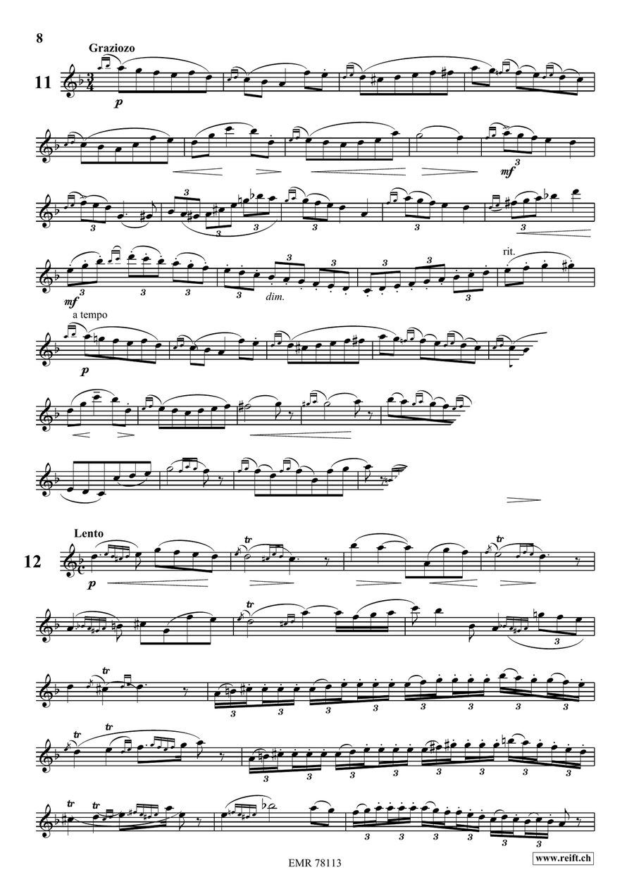 24 Melodic Studies 24 Melodic Studies Soprano Saxophone scores gallery preview page 9