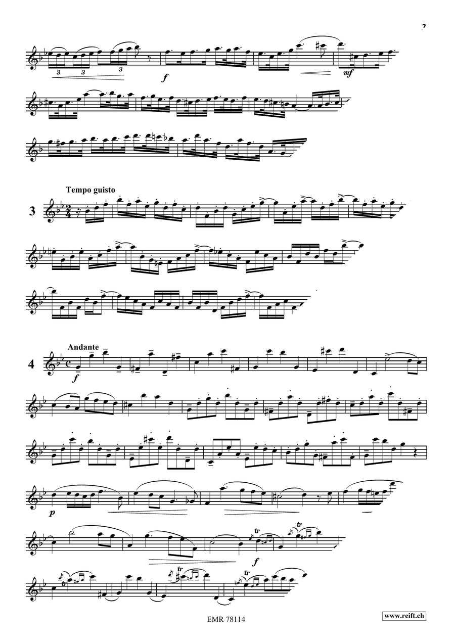 24 Melodic Studies 24 Melodic Studies Alto Saxophone scores gallery preview page 4
