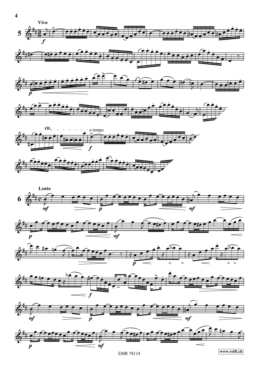 24 Melodic Studies 24 Melodic Studies Alto Saxophone scores gallery preview page 5