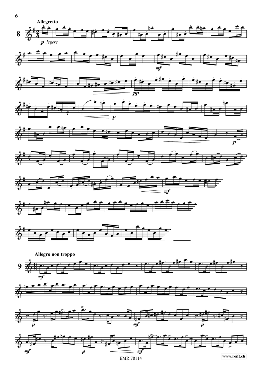 24 Melodic Studies 24 Melodic Studies Alto Saxophone scores gallery preview page 7