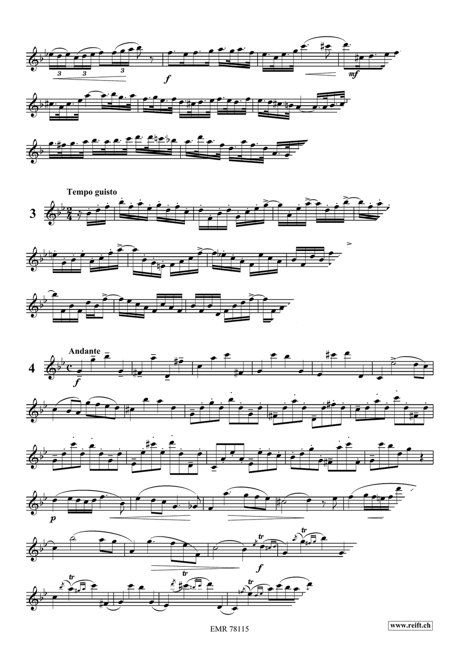 24 Melodic Studies 24 Melodic Studies Tenor Saxophone scores gallery preview page 4