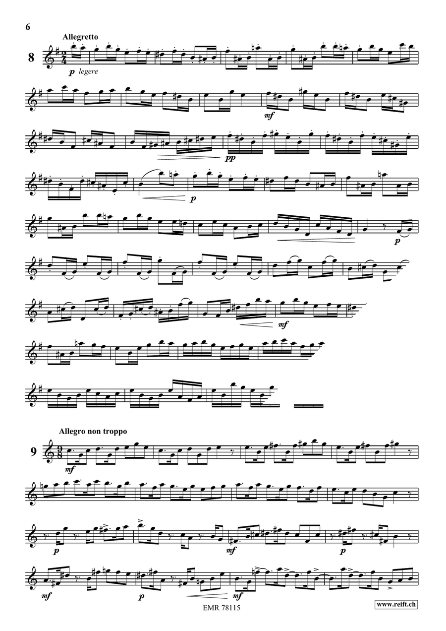 24 Melodic Studies 24 Melodic Studies Tenor Saxophone scores gallery preview page 7