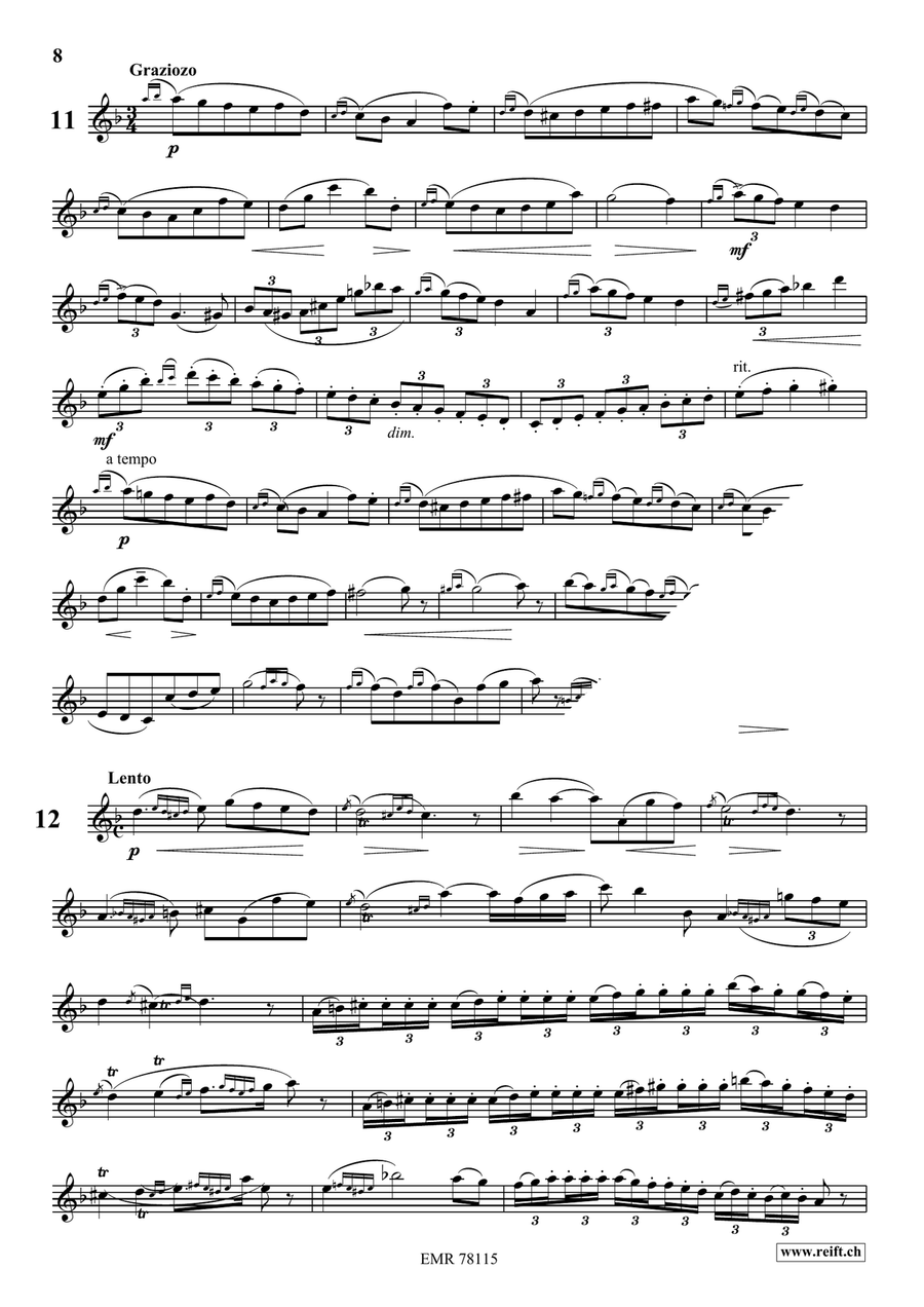24 Melodic Studies 24 Melodic Studies Tenor Saxophone scores gallery preview page 9