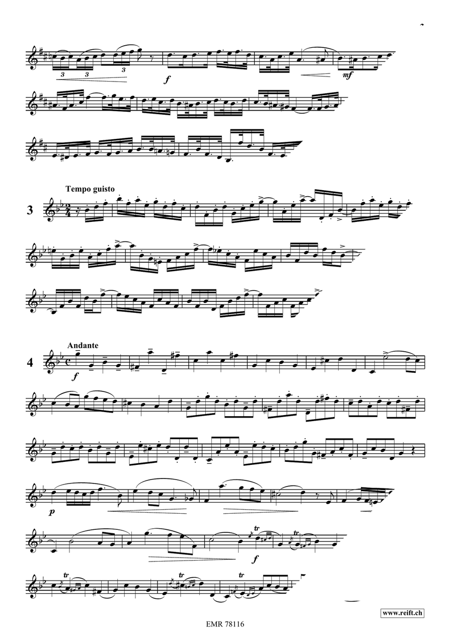 24 Melodic Studies by Oskar Bohme Baritone Saxophone - Sheet Music page 4