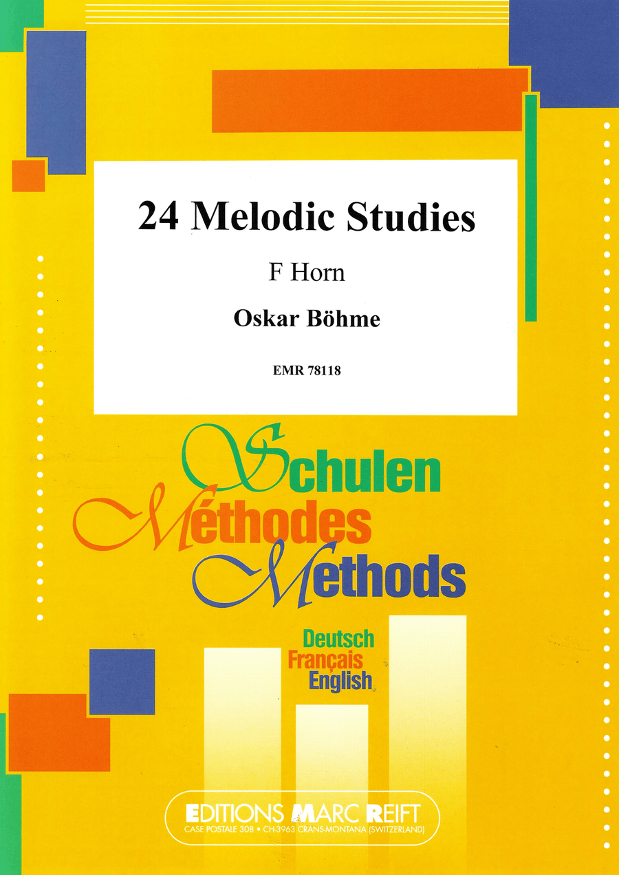 24 Melodic Studies 24 Melodic Studies Horn scores gallery preview page 1