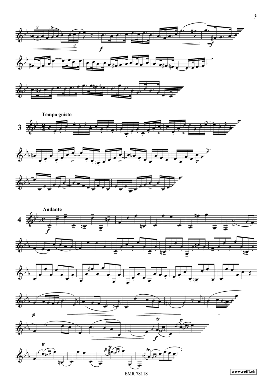 24 Melodic Studies 24 Melodic Studies Horn scores gallery preview page 4