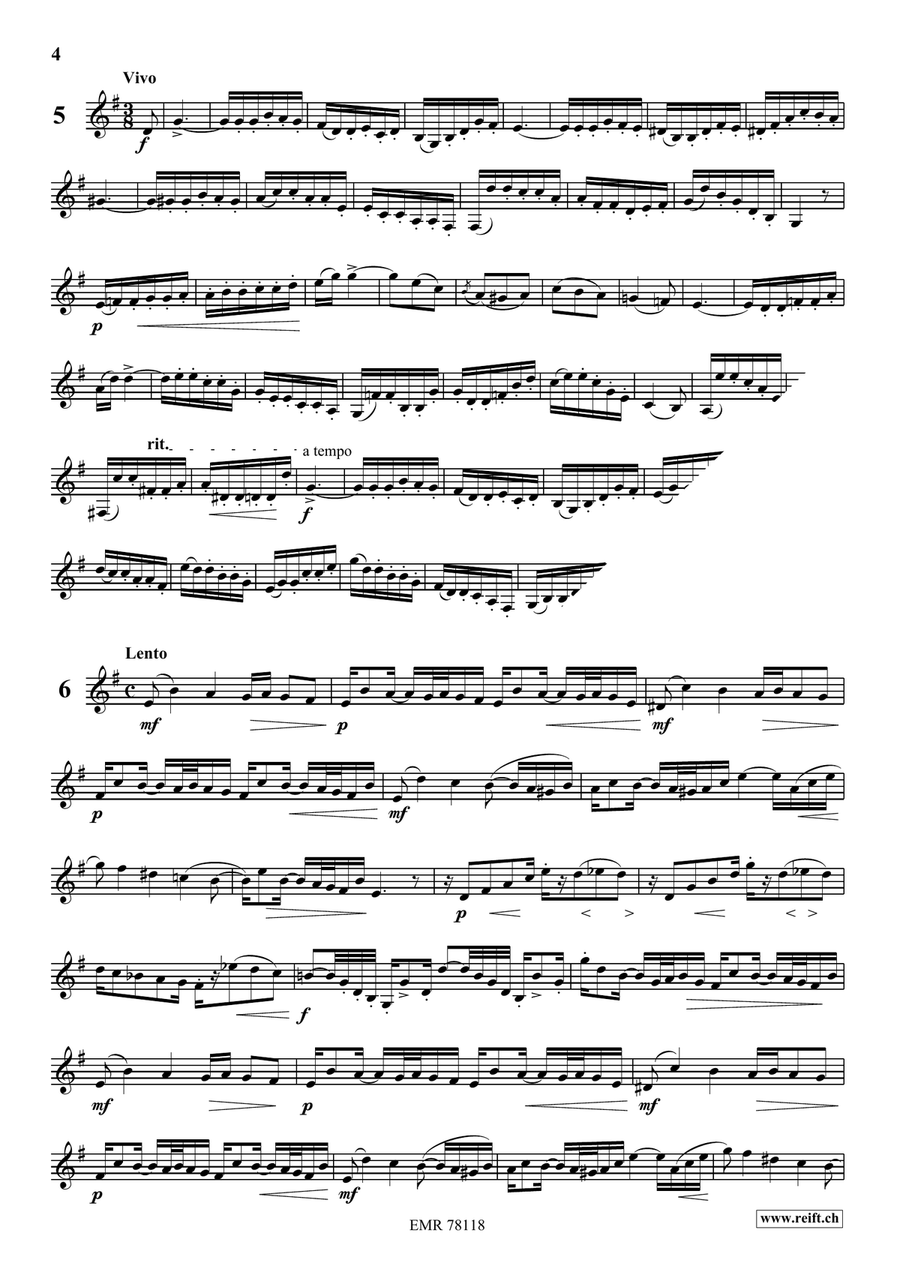 24 Melodic Studies 24 Melodic Studies Horn scores gallery preview page 5