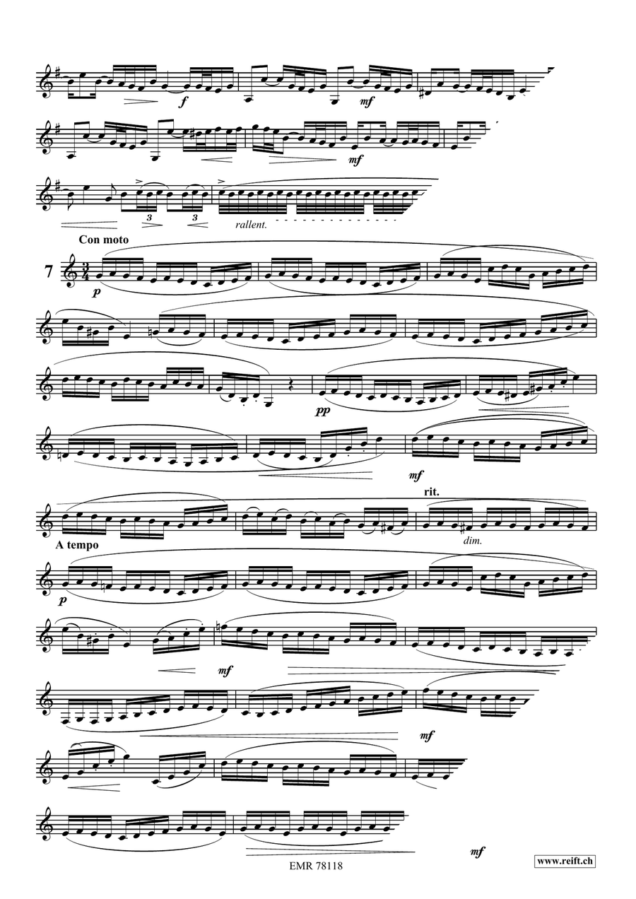 24 Melodic Studies 24 Melodic Studies Horn scores gallery preview page 6