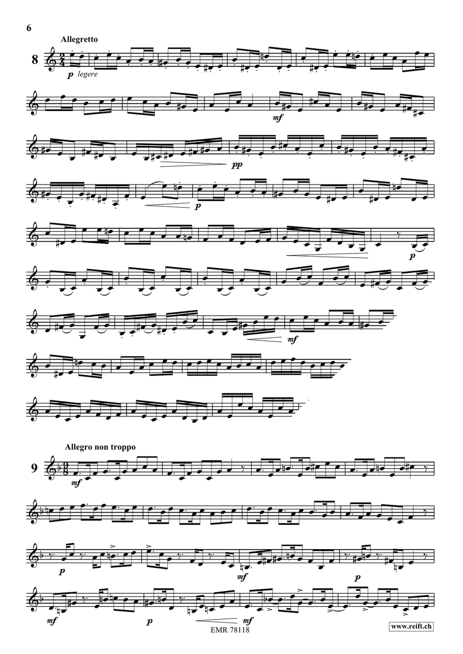 24 Melodic Studies 24 Melodic Studies Horn scores gallery preview page 7