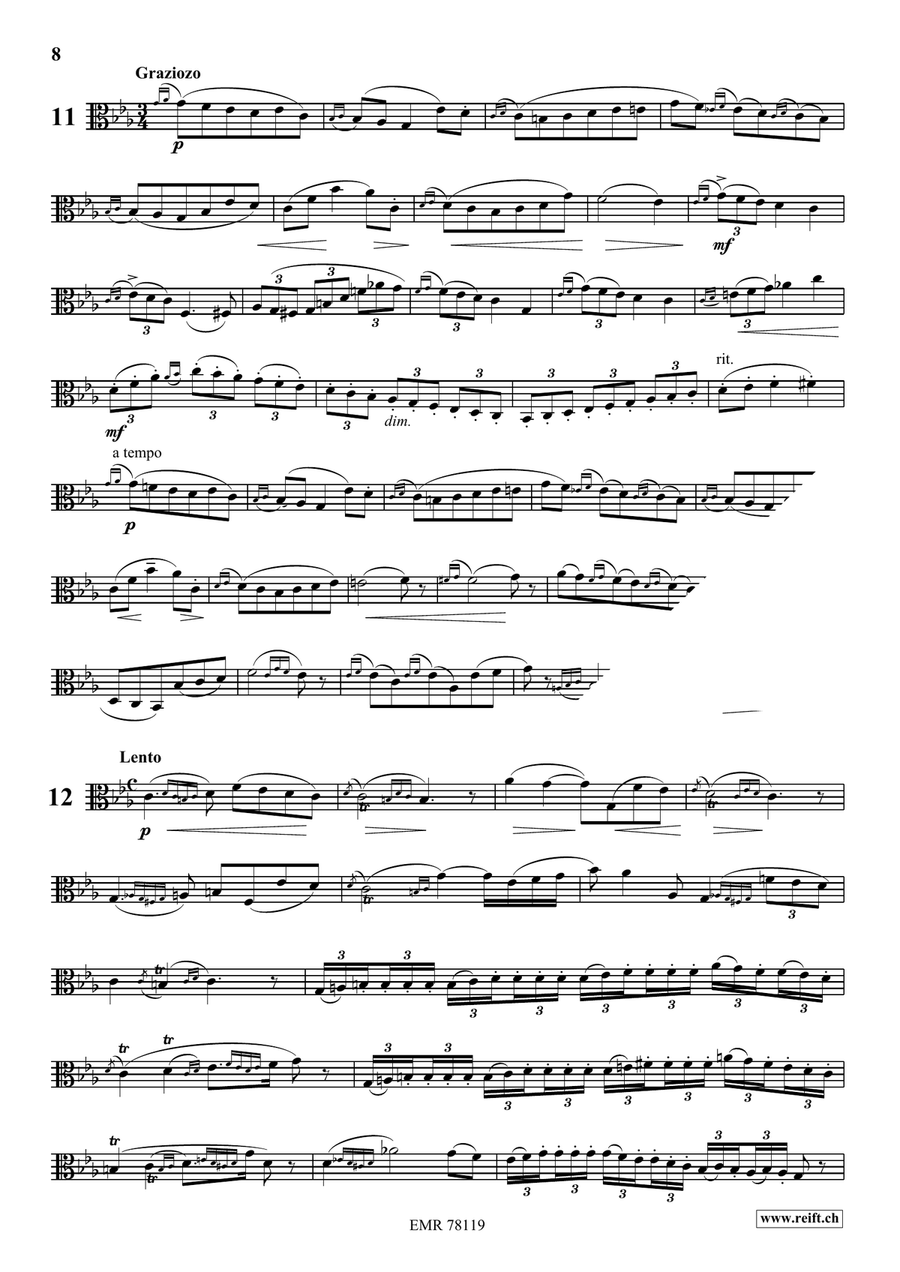 24 Melodic Studies 24 Melodic Studies Trombone scores gallery preview page 9