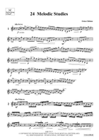 24 Melodic Studies Trumpet scores gallery preview page 3
