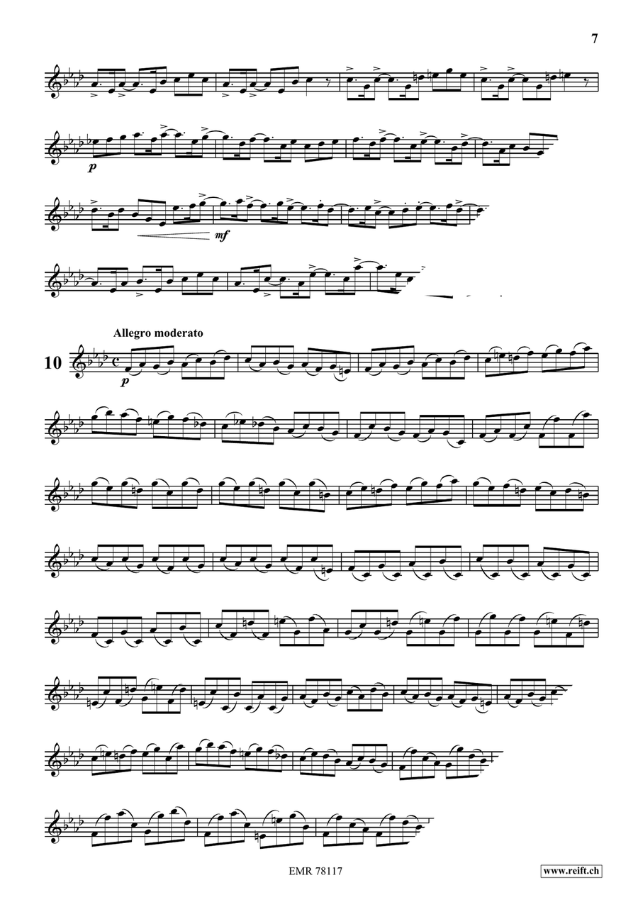 24 Melodic Studies by Oskar Bohme Trumpet - Sheet Music page 8