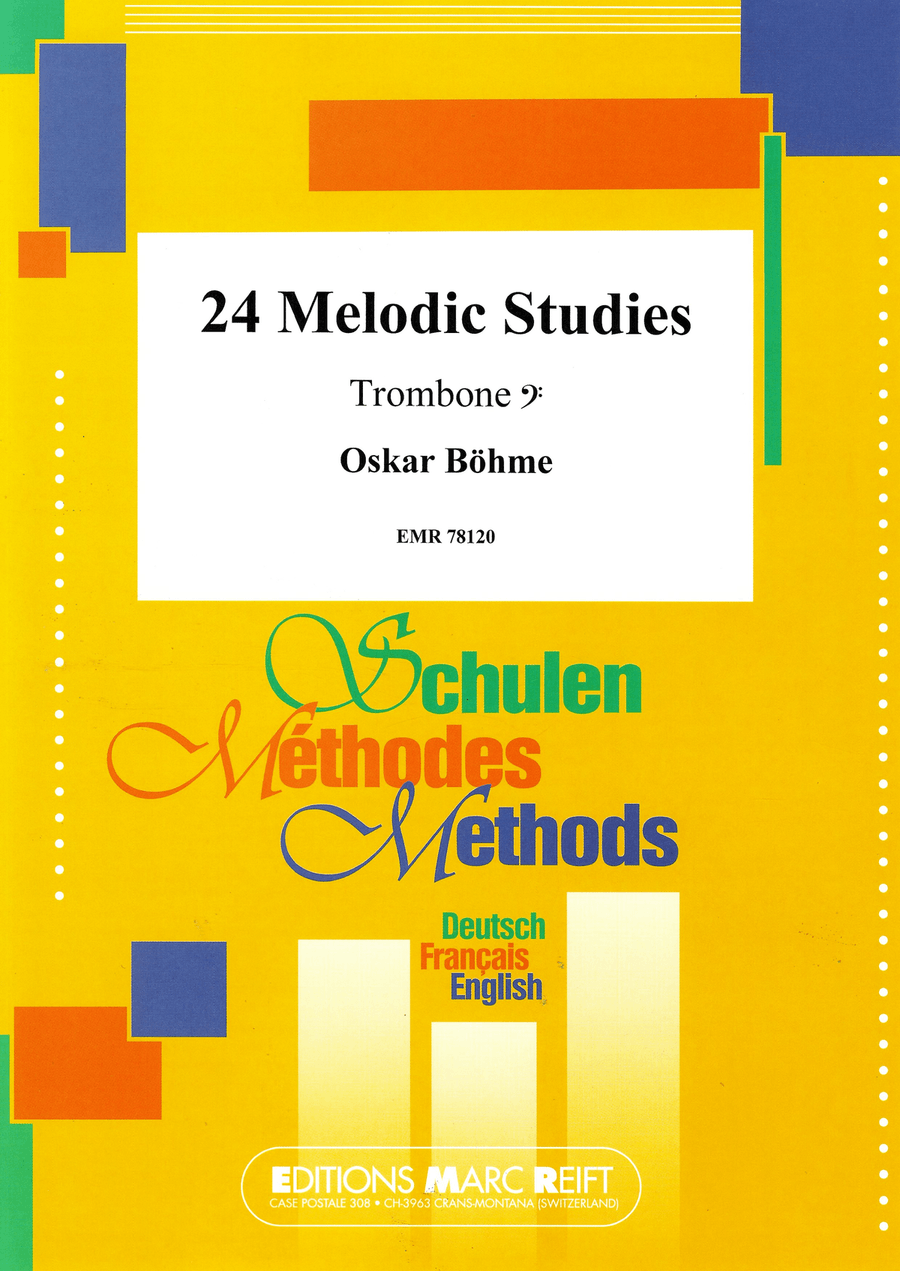 24 Melodic Studies 24 Melodic Studies Trombone scores gallery preview page 1