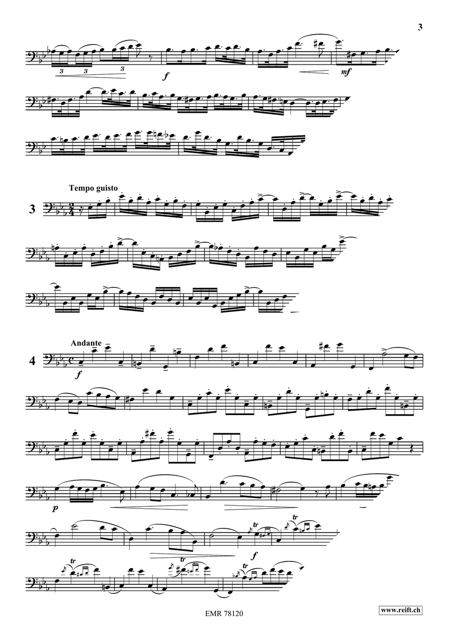 24 Melodic Studies 24 Melodic Studies Trombone scores gallery preview page 4