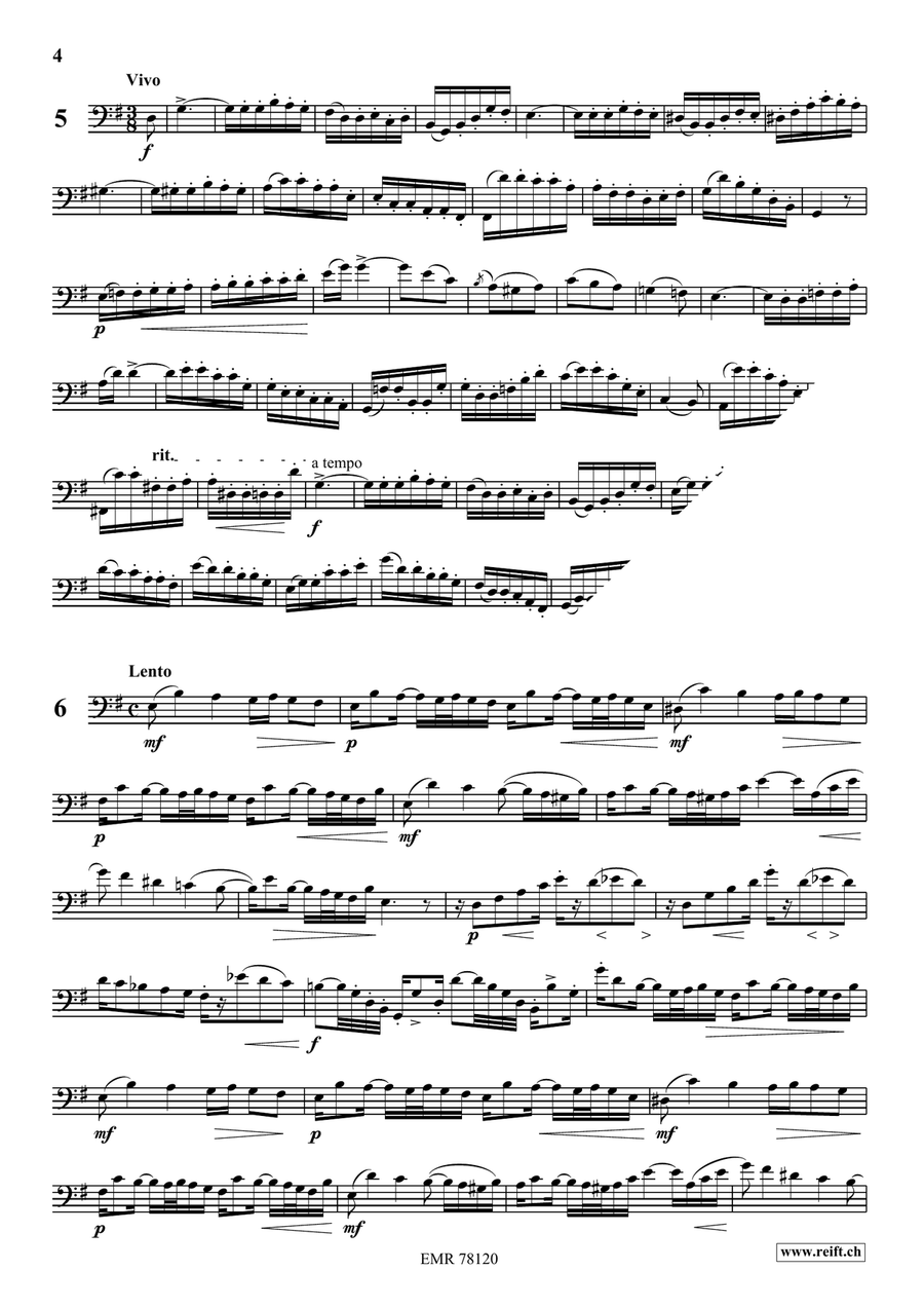 24 Melodic Studies 24 Melodic Studies Trombone scores gallery preview page 5
