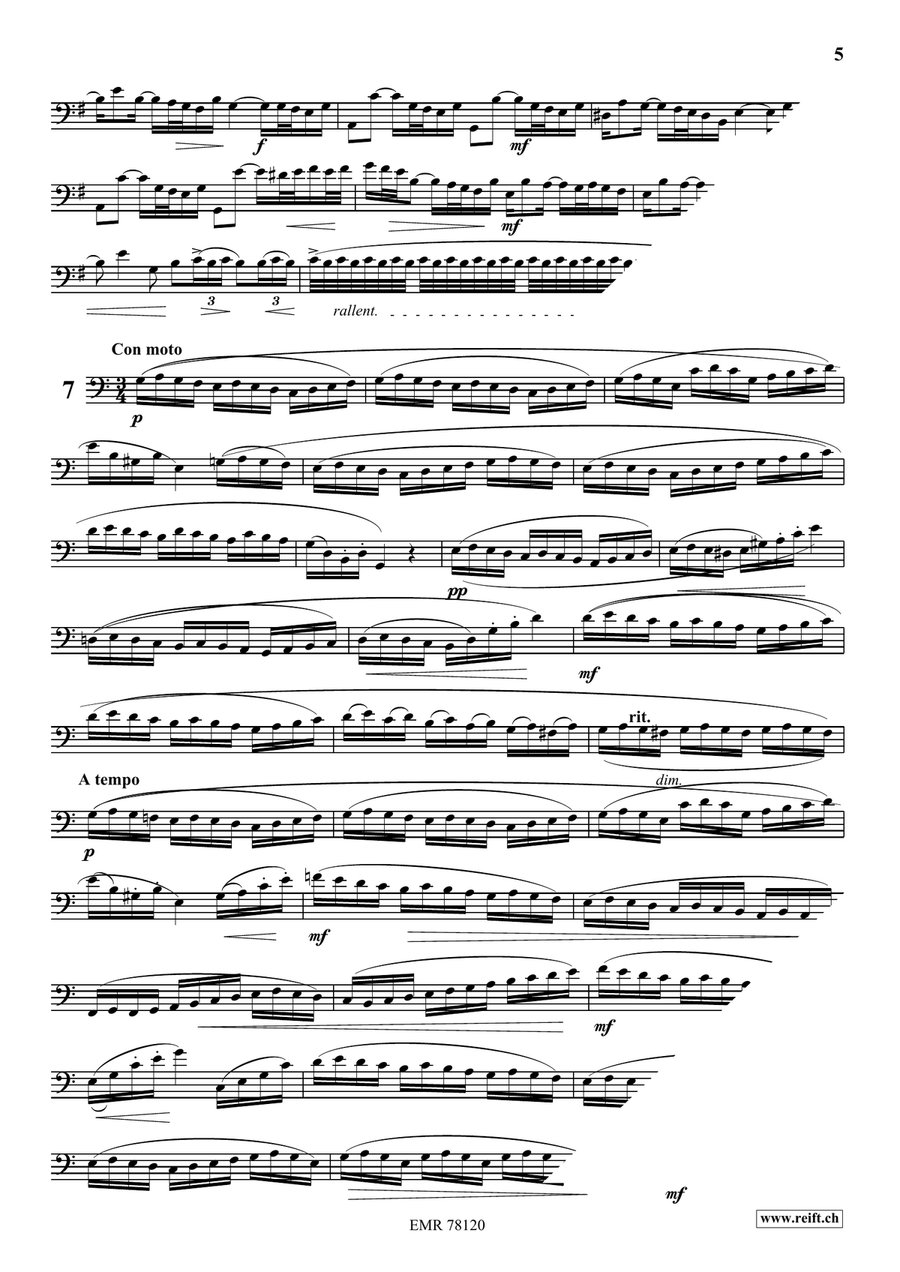 24 Melodic Studies 24 Melodic Studies Trombone scores gallery preview page 6