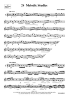 24 Melodic Studies Trombone scores gallery preview page 3