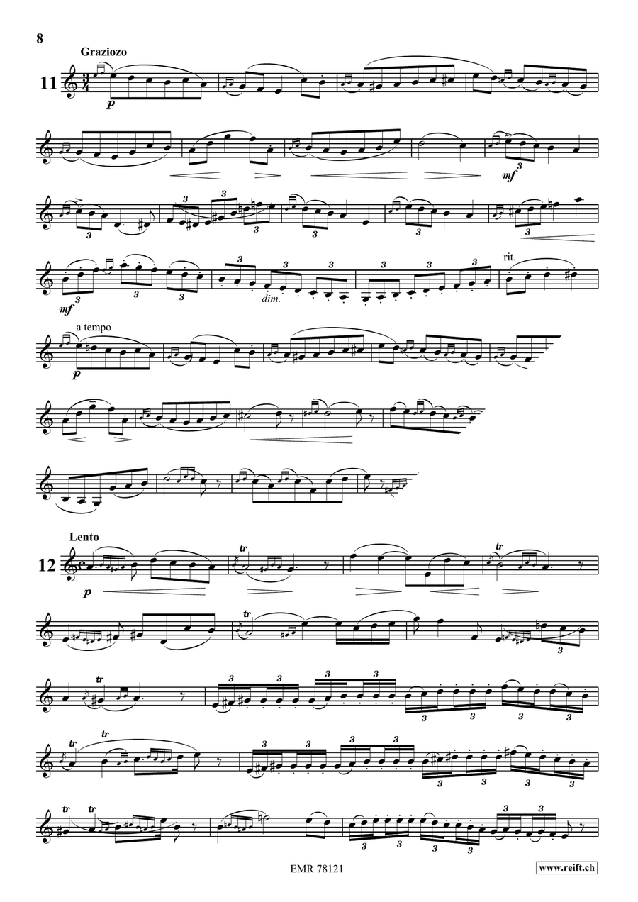 24 Melodic Studies 24 Melodic Studies Trombone scores gallery preview page 9