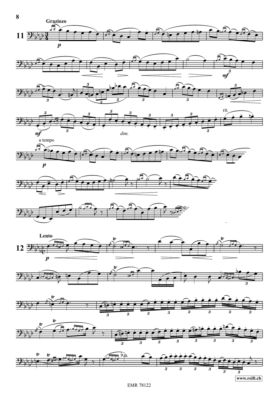 24 Melodic Studies 24 Melodic Studies Trombone scores gallery preview page 9