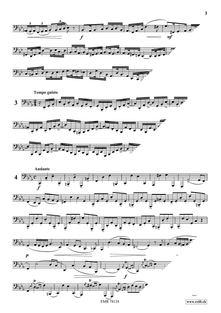 24 Melodic Studies Tuba scores gallery preview page 4