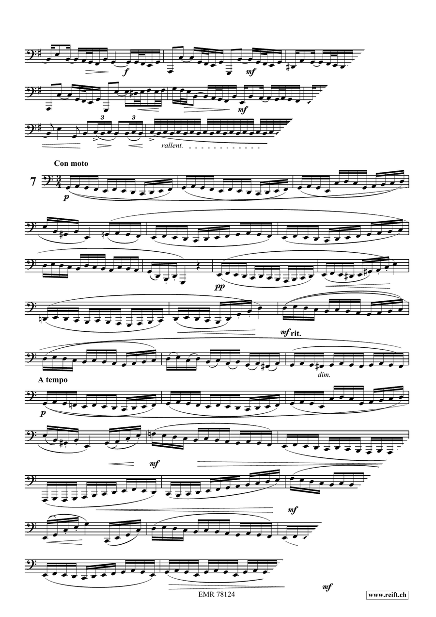 24 Melodic Studies Tuba scores gallery preview page 6