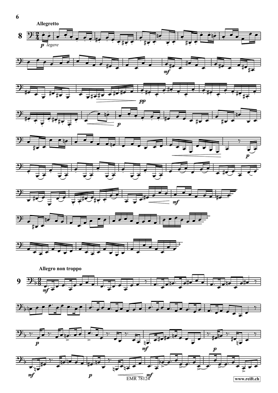 24 Melodic Studies Tuba scores gallery preview page 7