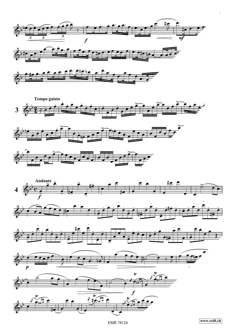 24 Melodic Studies 24 Melodic Studies Violin Solo scores gallery preview page 4