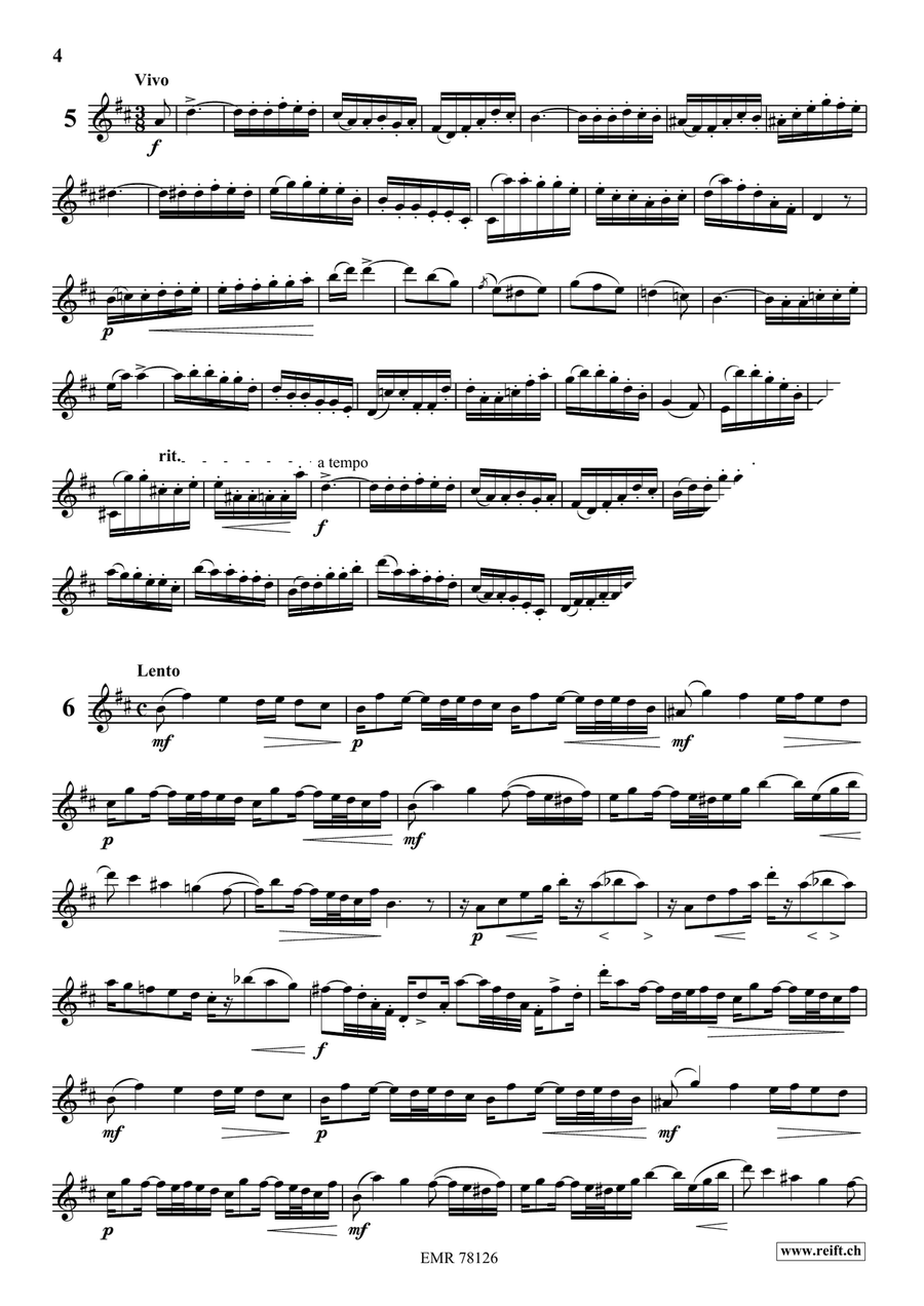 24 Melodic Studies 24 Melodic Studies Violin Solo scores gallery preview page 5