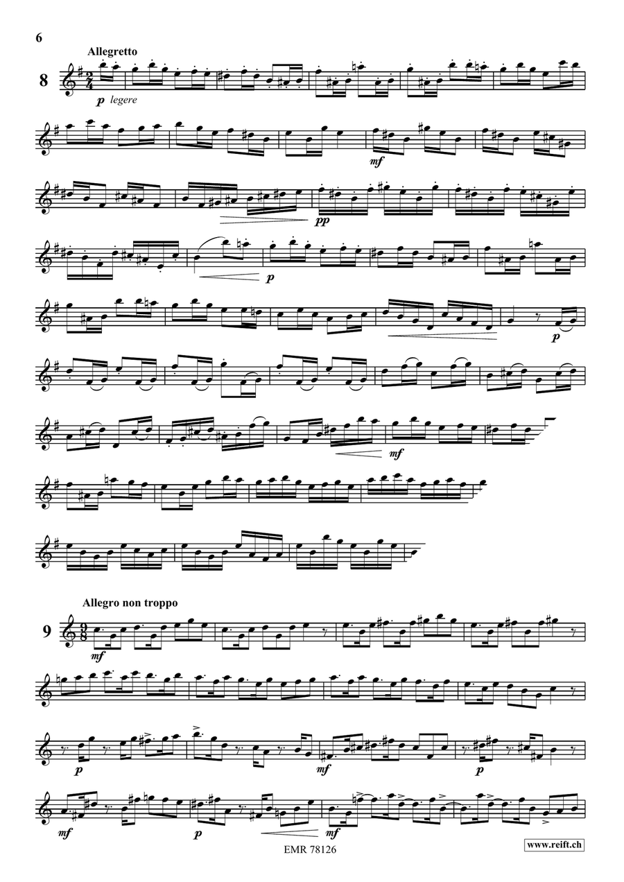 24 Melodic Studies 24 Melodic Studies Violin Solo scores gallery preview page 7